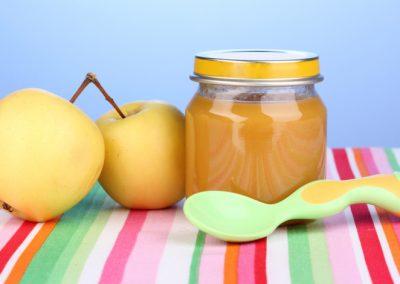 Congelación y almacenamiento de alimentos de destete
