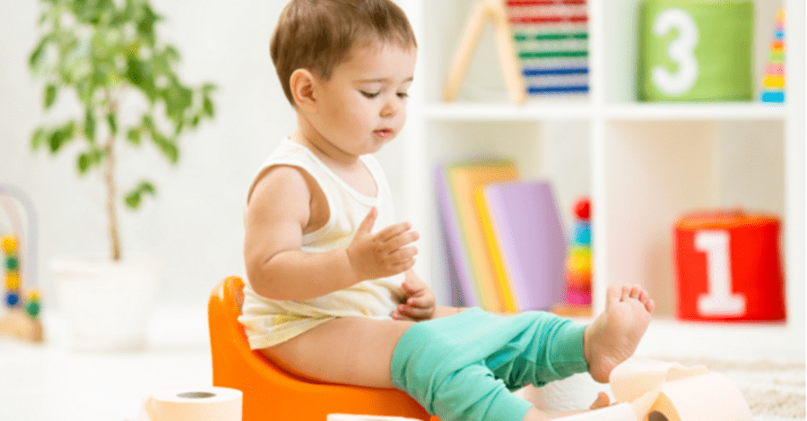 Entrenar al pequeño para ir al